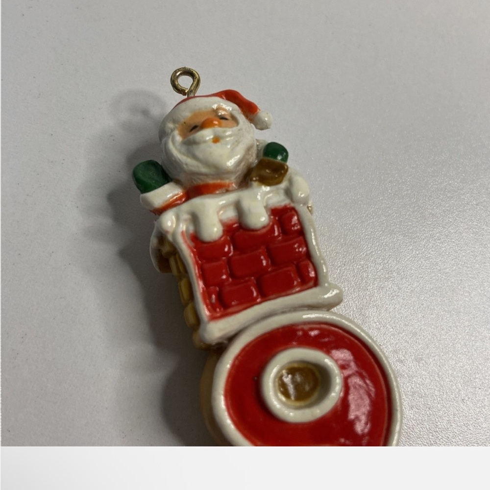 Hallmark 1980 Vintage Santa Dated Ornament Tree-Trimmer Collection With Box - Picture 9 of 9